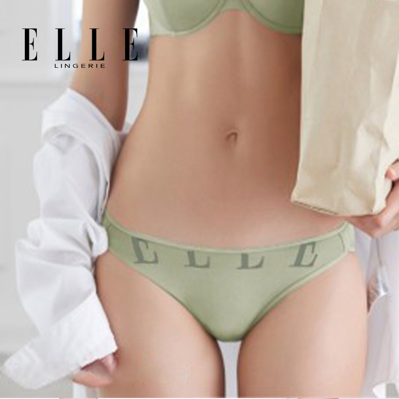 ELLE Lingerie Bikini Lowrise กางเกงในรูปแบบ Bikini พิมพ์โลโก้ ELLE - LU6702