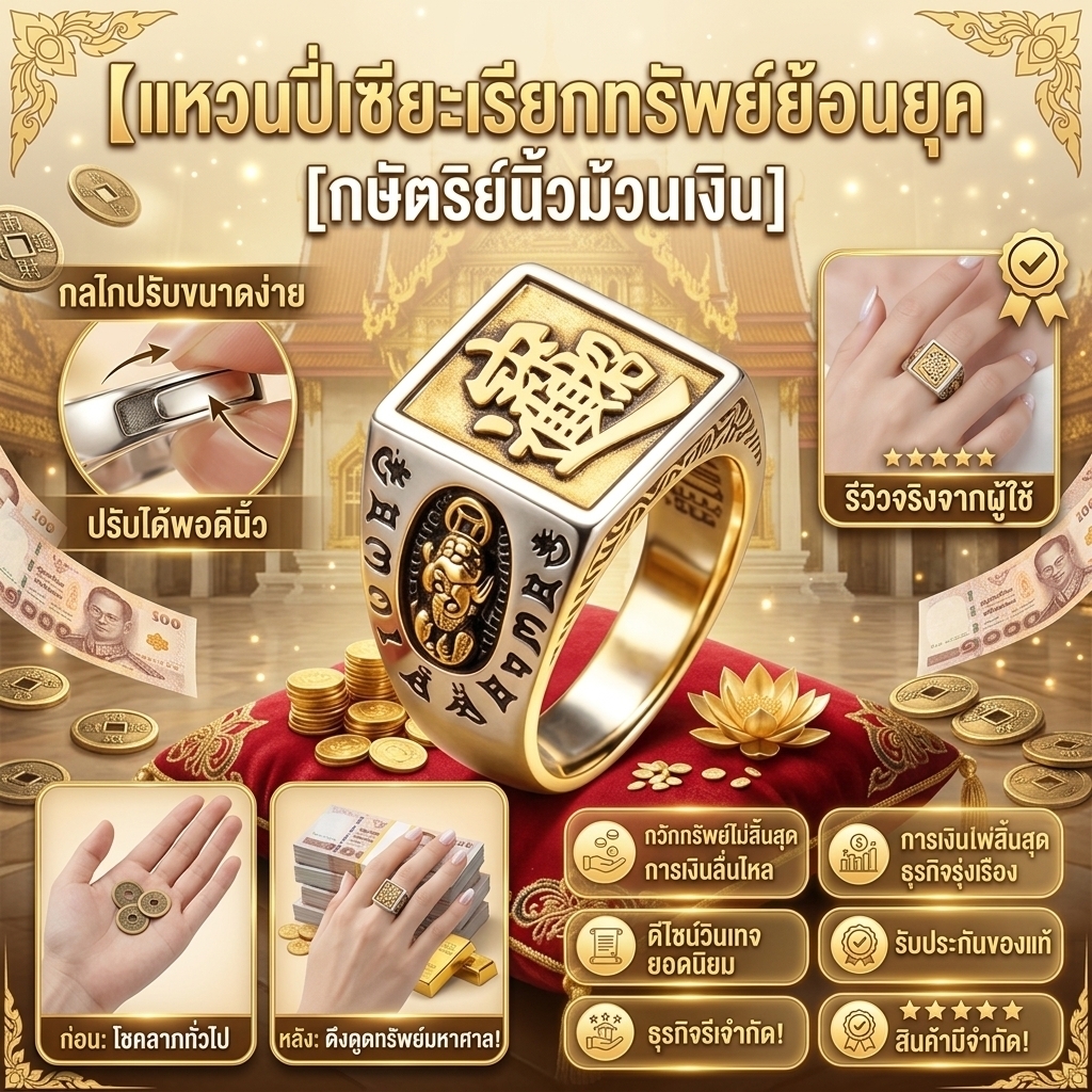 Fortune-Enhancing Rings, Auspicious Rings, Retro-Style Pi Xie Rings. Attract Good Fortune, Enhance Feng Shui.