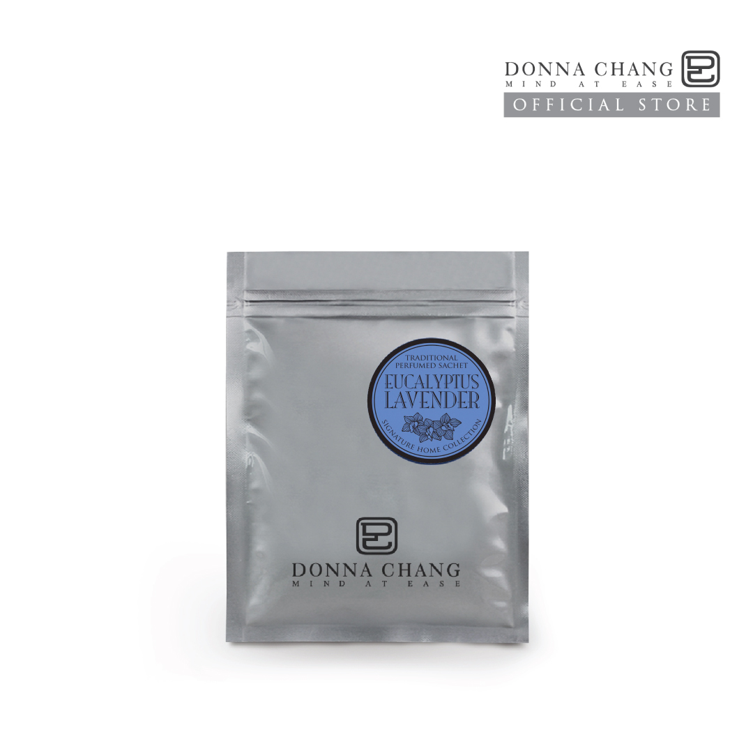 DONNA CHANG Eucalyptus Lavender Perfumed Sachet 60g (Refill) ดอนน่า แชง ถุงหอมปรับอากาศ ถุงหอม น้ำหอมในรถยนต์ (แบบเติม) ราคา 530 บาท*ส่งฟรี