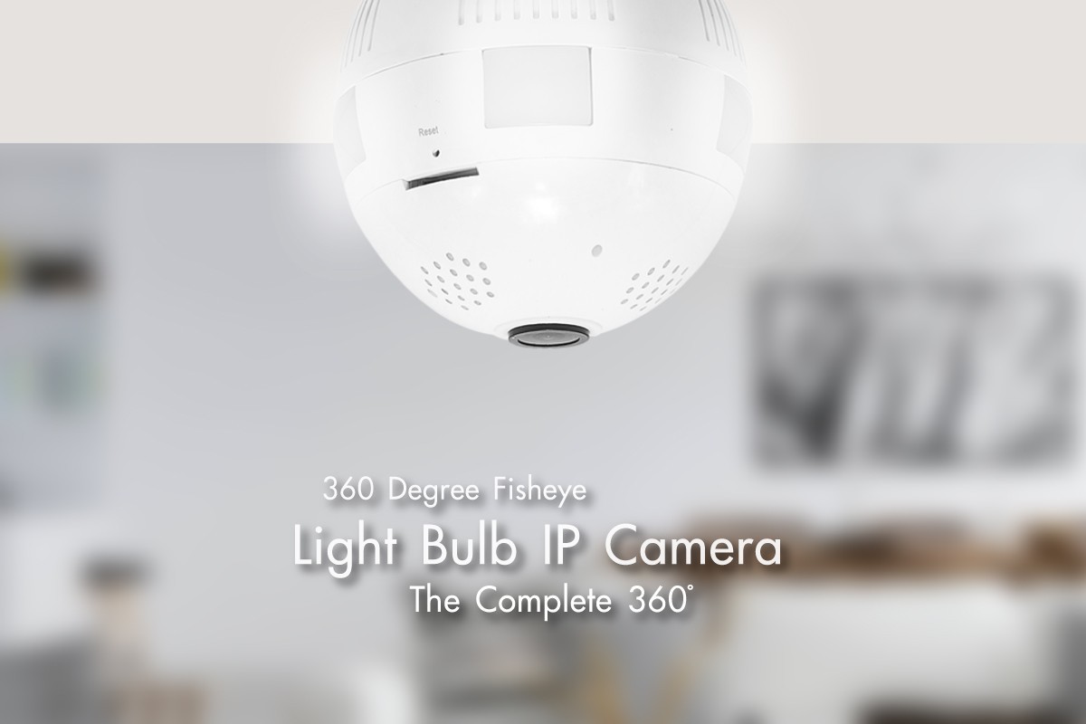 ข้อมูลประกอบของ IP Camera กล้องวงจรปิด กล้องวงจรปิดหลอดไฟ 360 องศาฟิชอาย WiFi