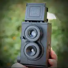 ภาพขนาดย่อของสินค้ากล้องฟิล์ม 35มม. กล้องทอย TRL DIY - LOMO DIY Dual Lens Reflex Camera Retro Classic