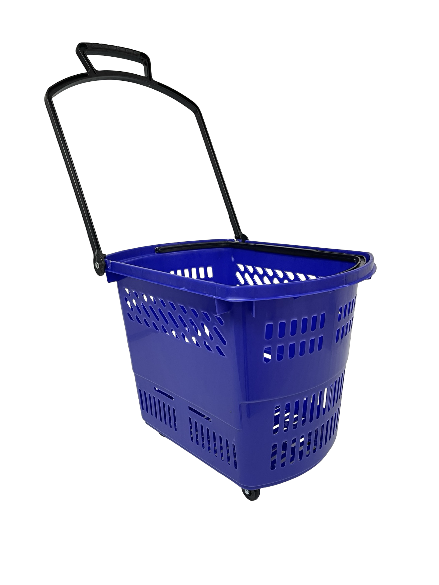 Shopping cart/basket with 4 wheels strong for concrete BK-139-4 Size 58x39.5x40 cm blue ราคา 329 บาท*ส่งฟรี
