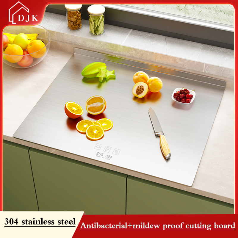 Pure 304 Stainless Steel Baking Board Bakery Bake Plate Chopping Board Cutting Board Household and Panel Cutting Fruit Board ราคา 497 บาท*ส่งฟรี
