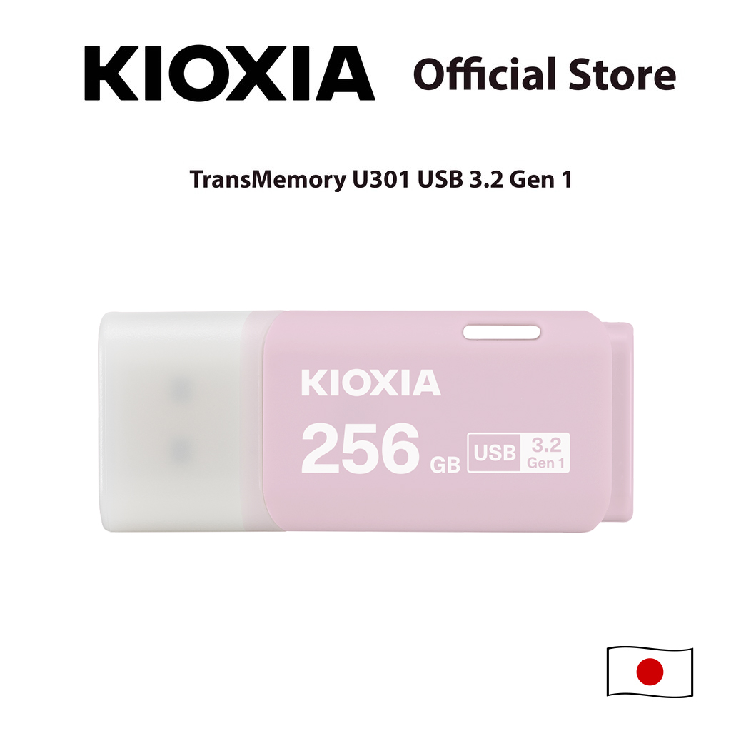 KIOXIA TransMemory U301 Pink USB3.2 Gen 1 Flash Drive - 256GB ราคา 1,469 บาท*ส่งฟรี