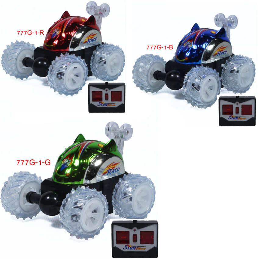 BKL TOY รถบังคับวิทยุ รถสตั๊นตีลังกา สีน้ำเขียว 777G-1-G ราคา 268 บาท*ส่งฟรี
