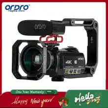 ภาพขนาดย่อของภาพหน้าปกสินค้าORDRO HDR-AC3 30MP 4K Digital Video Camera Ultra HD Photography IR Night Vision WiFi for Vlogging Yo Camcorder จากร้าน ORDRO Flagship Store บน Lazada