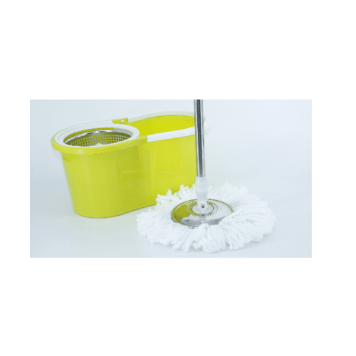 Global House ICLEAN ชุดม็อปปั่นถังสเตนเลส ขนาด 25.5x45.5x22ซม.ด้ามสเตนเลส ZMP002-GN สีเขียว รับประกันของเเท้! ราคา 671 บาท*ส่งฟรี