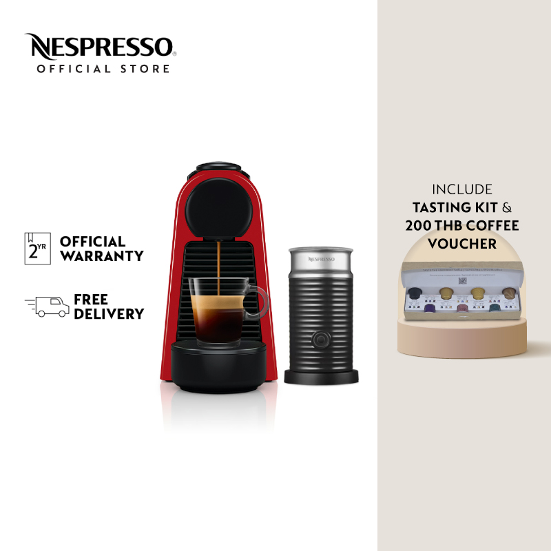 Nespresso Coffee Machine Model Essenza Mini Bundle D Range ราคา 8,300 บาท*ส่งฟรี