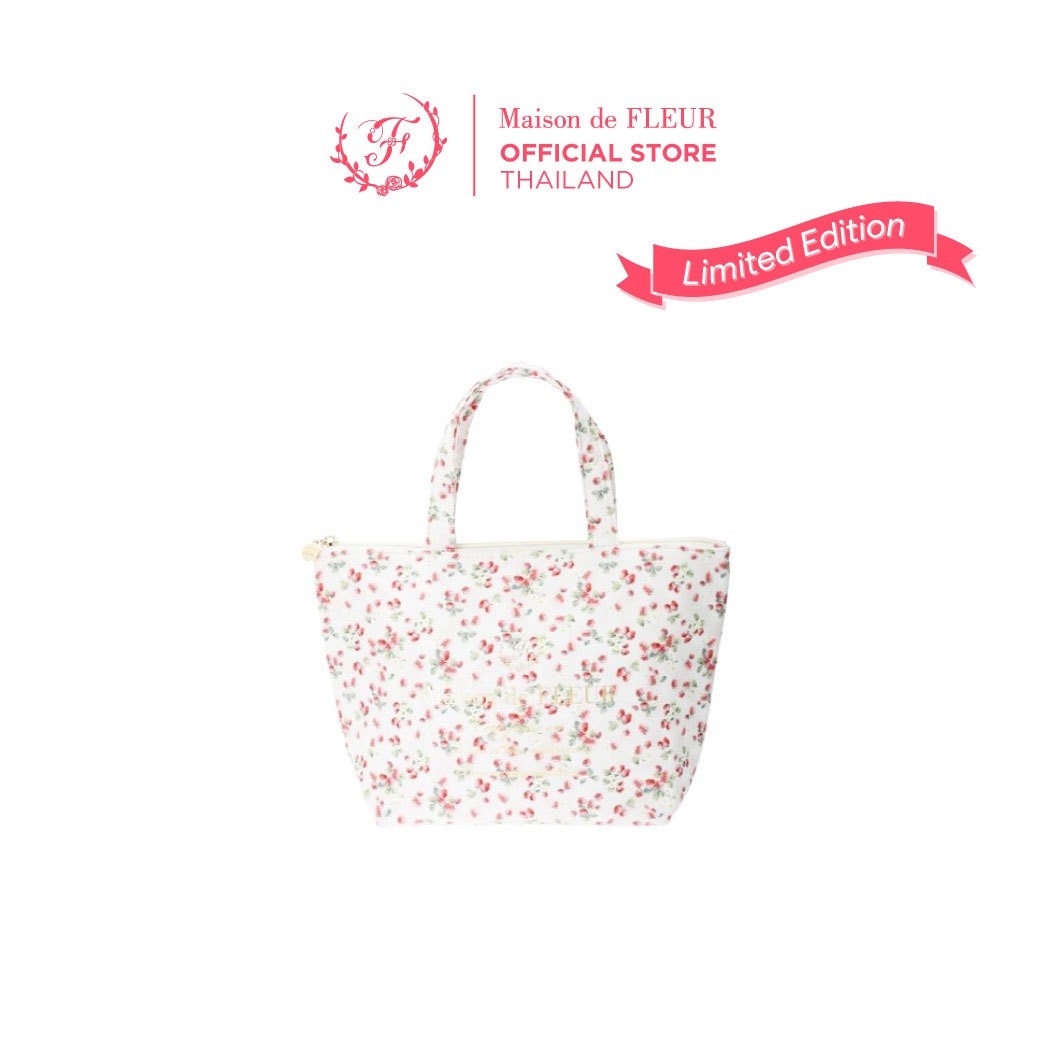 [NEW Arrival] Maison De FLEUR - Strawberry Print Cooler Bag ราคา 1,850 บาท*ส่งฟรี