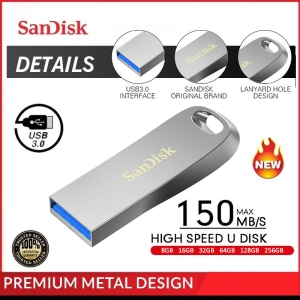 ภาพหน้าปกสินค้าแฟลชไดร์ฟ SANDISK FlashDrive ULTRA LUXE USB 3.0 (SDCZ74-G46) 8GB 16 GB32GB64GB128GB256GB แฟลชไดร์ Flashdrive ดิสก์U อุปกรณ์จัดเก็บข้อมูล ที่เกี่ยวข้อง