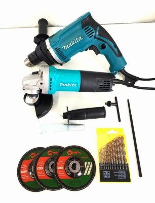ดูภาพ จัดเซ็ตคู่ Makita สว่าน 4 หุน + หินเจียร 4 นิ้ว แถมฟรี ดอกสว่าน และใบเจียร 3 ใบ เพิ่มเติม จัดเซ็ตคู่ Makita สว่าน 4 หุน + หินเจียร 4 นิ้ว แถมฟรี ดอกสว่าน และใบเจียร 3 ใบ