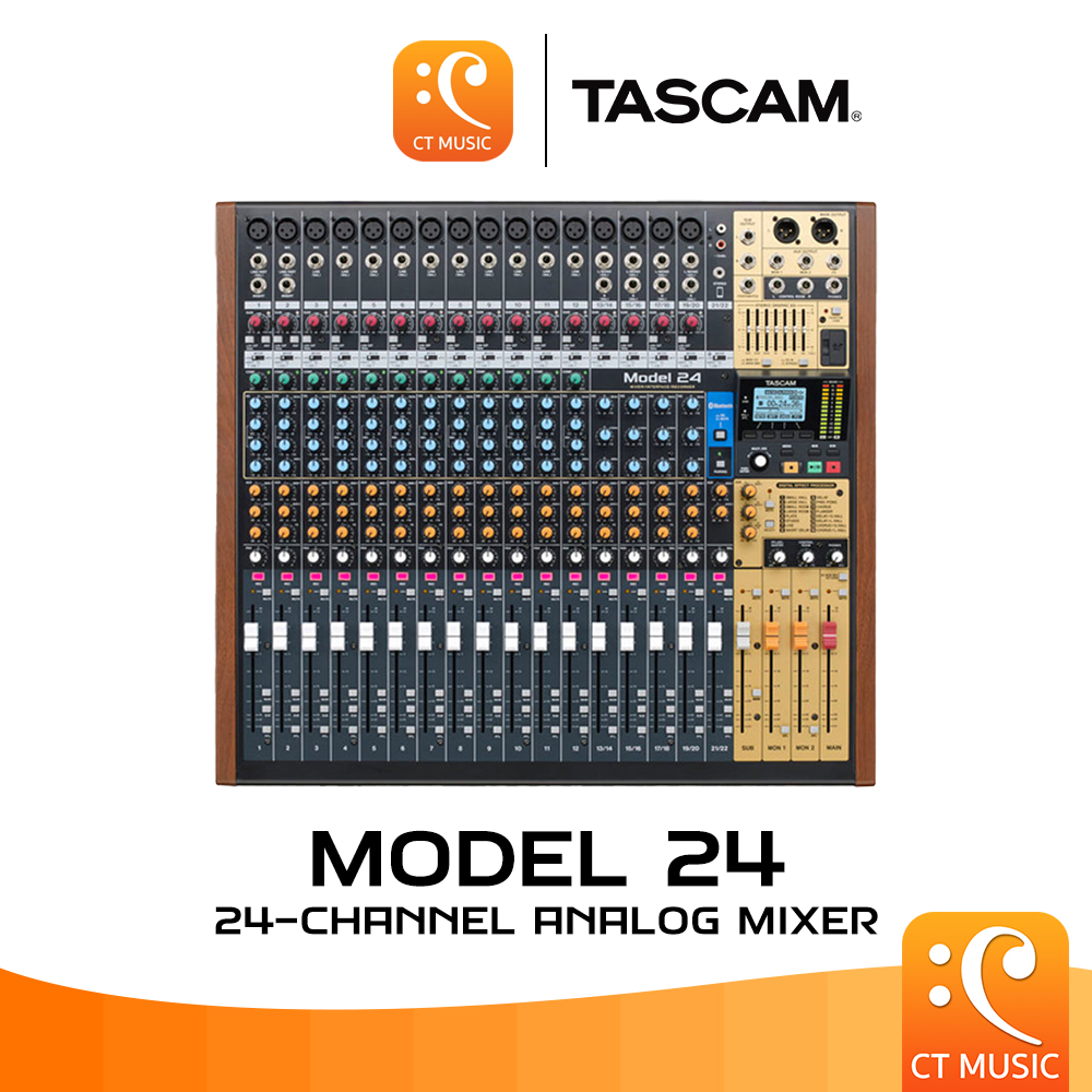 Tascam Model 24 Analog Mixer มิกเซอร์ ราคา 37,900 บาท*ส่งฟรี