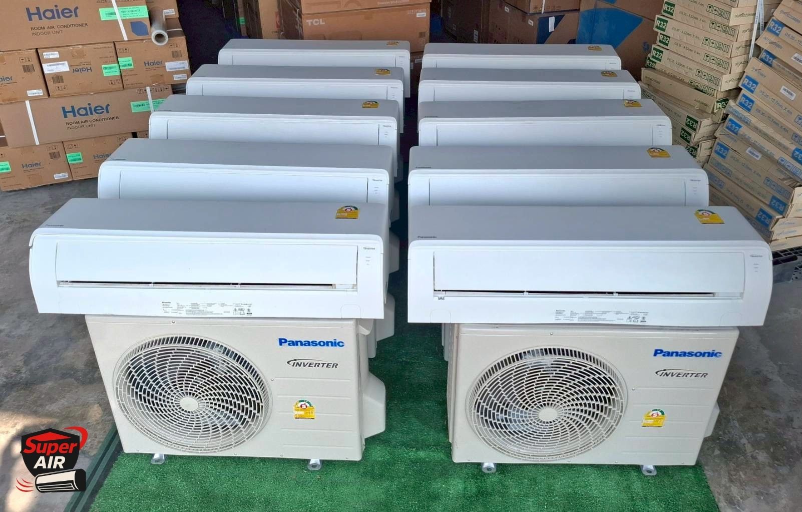(แอร์มือสอง) Panasonic ขนาด 20,923 BTU ระบบ Inverter ปี 2023 รุ่น CS-PU24XKT ราคา 15,500 บาท*ส่งฟรี