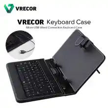 ภาพขนาดย่อสินค้าVRECOR Keyboard Case Micro USB Wired Connection Full Key Cover Casing