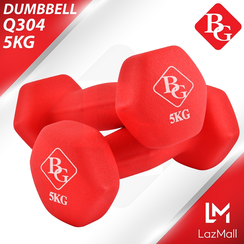 ดูภาพ B&G Dumbbell ดัมเบลยาง แพ็คคู่ 5 Kg 2pcs รุ่น Q304 <br/>เพิ่มเติม B&G Dumbbell ดัมเบลยาง แพ็คคู่ 5 Kg 2pcs รุ่น Q304