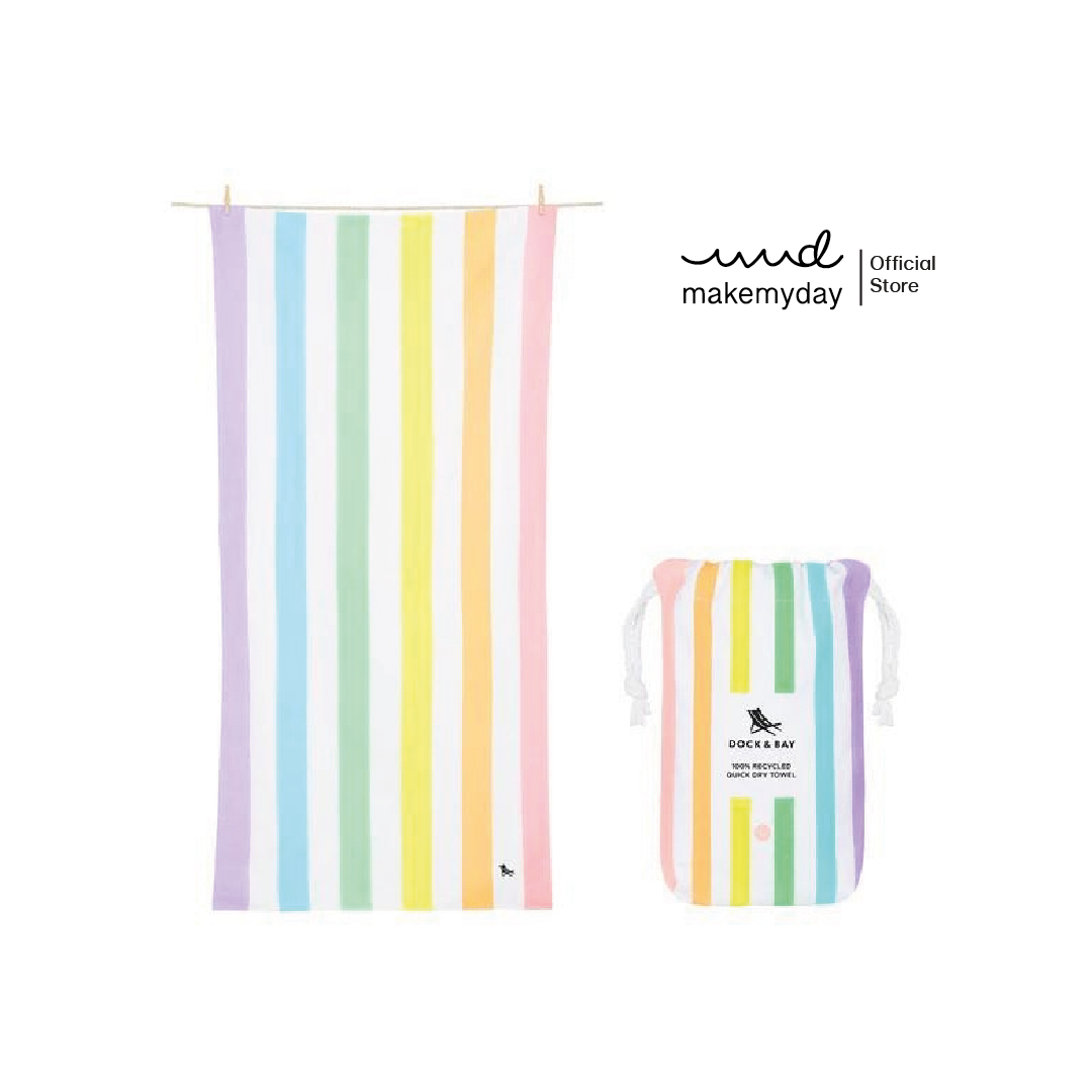 Dock&Bay ผ้าเช็ดตัวแห้งไว รุ่น Beach Towel สี Unicorn Waves ราคา 1,290 บาท*ส่งฟรี
