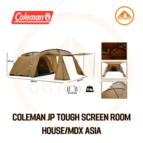 Coleman JP Tough Screen 2-Room House MDX ราคา 18,900 บาท*ส่งฟรี