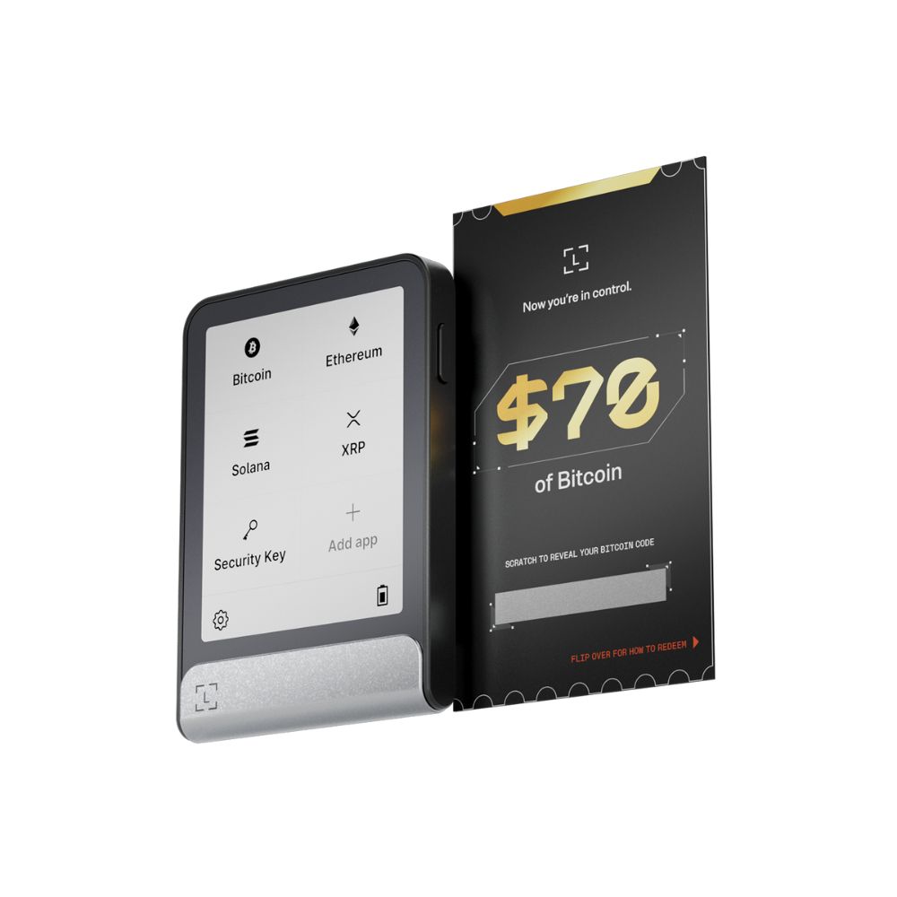 Ledger Flex รับฟรี $70 Bitcoin Free $70 Bitcoin สินค้ามีจำนวนจำกัด Limited Time Only ราคา 10,900 บาท*ส่งฟรี