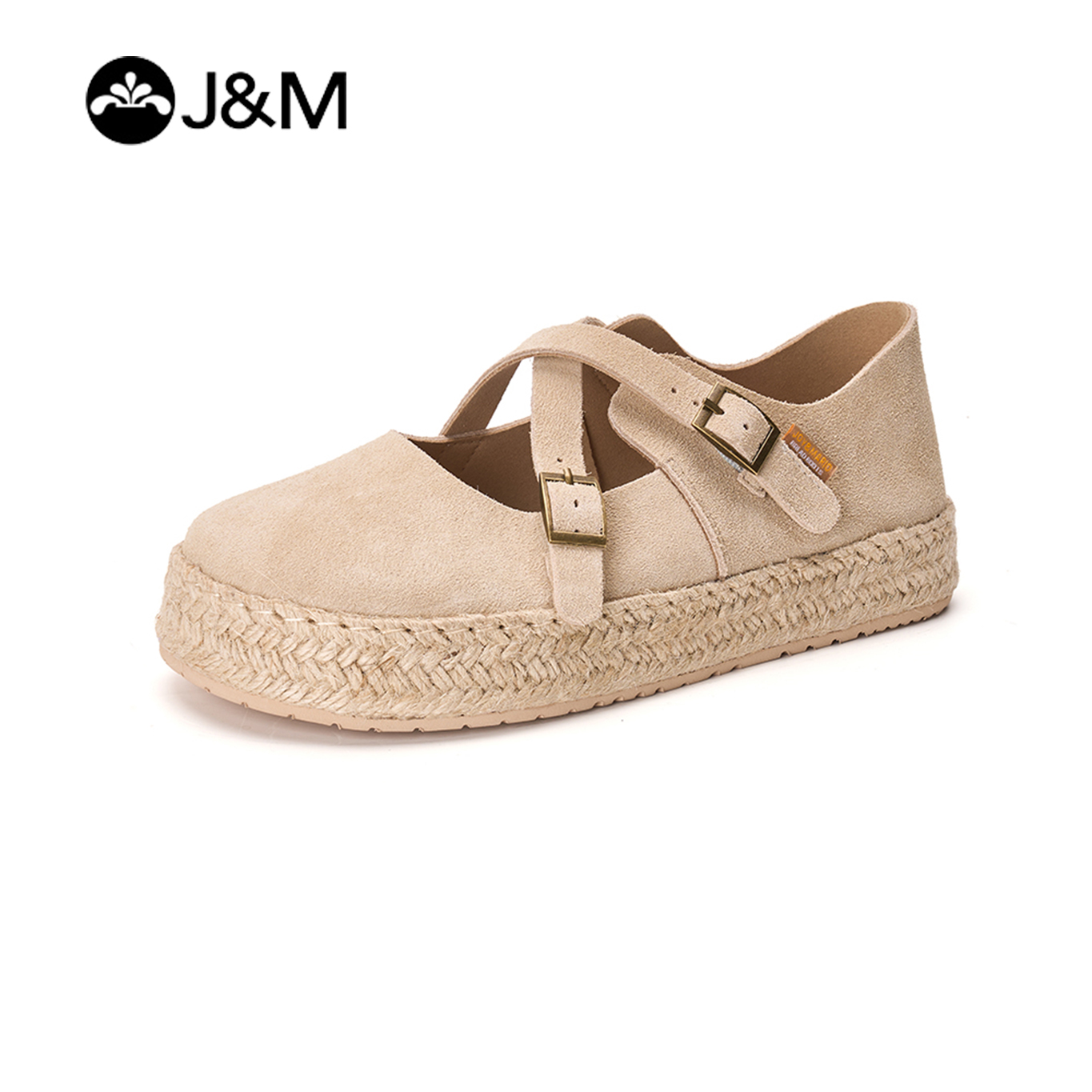 [Joy&Mario 2025 Summer espadrilles Women's Flat leather Casual Shoes,Joy&Mario Summer Espadrille Shoes Comfortable Leather Shoes for Women,] ราคา 1,301 บาท*ส่งฟรี