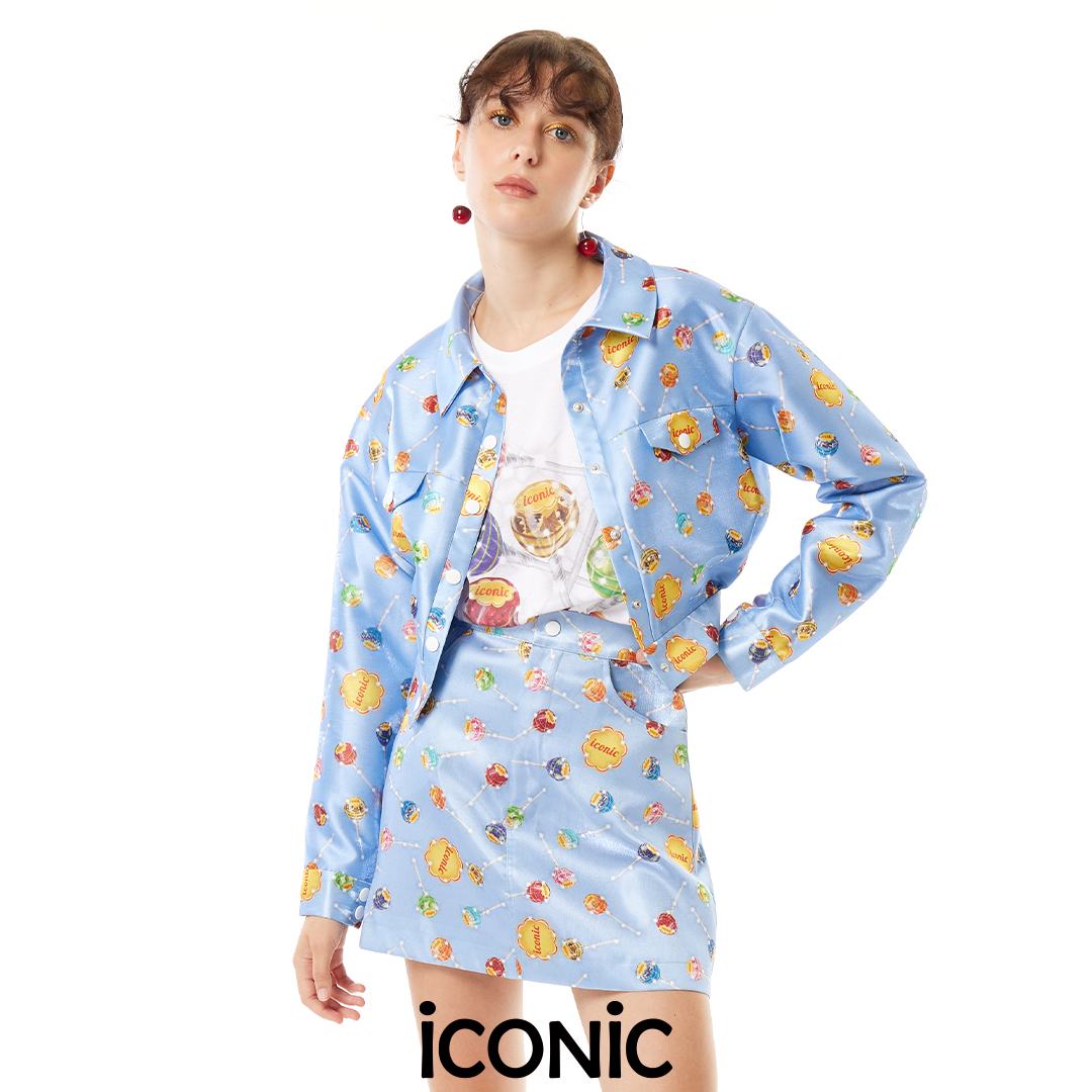 Pre-Order 10-14 Iconic Dori Jacket # 204252-5 Jacket, Long Sleeve, Printed Pattern, Lollipop ราคา 6,825 บาท*ส่งฟรี