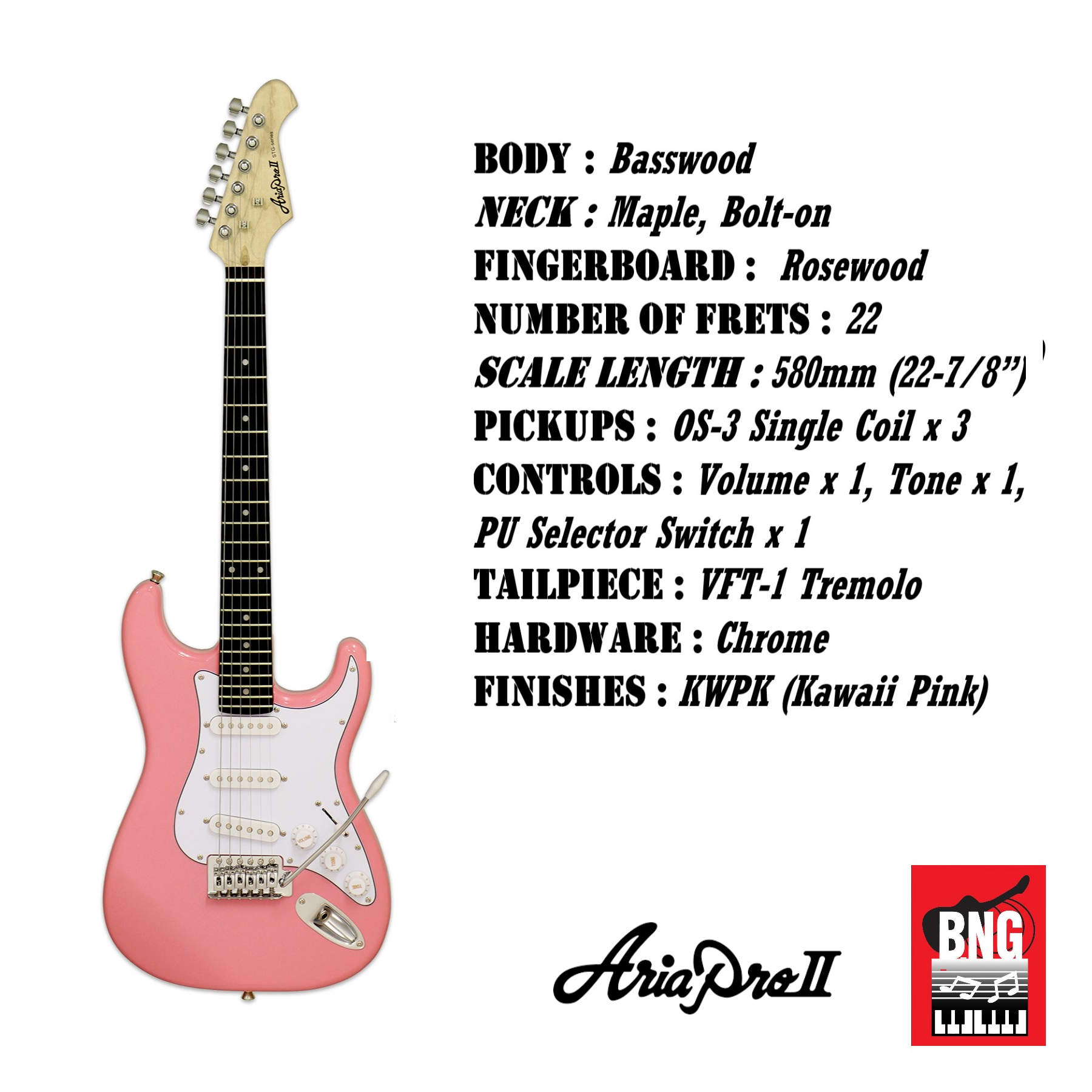 美品　ARIA Pro ll ミニギター STG-Mini G STG-MINI - Aria Guitars - Electric, Acoustic, Classical