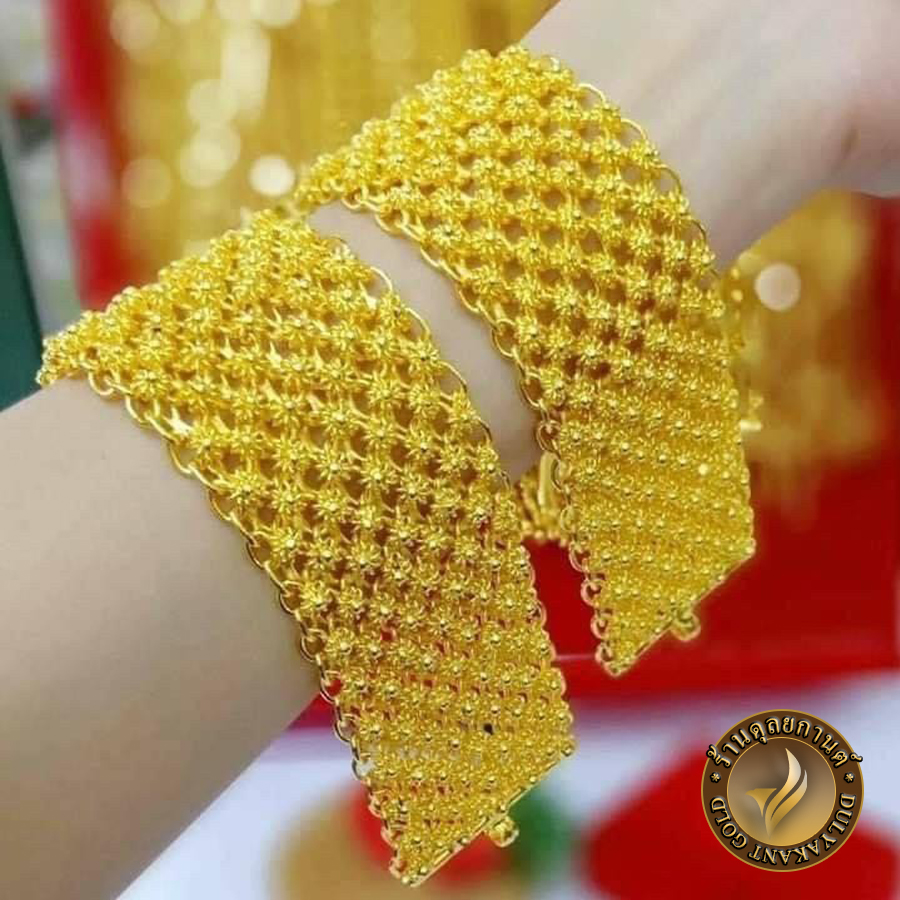 เลสข้อมือ พิกุล เศษทองคำแท้ หนัก 5 บาท ยาว 6-8 นิ้ว Z064 ข้อมือทอง เหลดข้อมือ สร้อยข้อมือแบบลิงค์ทองเหมือนแท้ ทองไม่ลอกไม่ดำ ทองปลอมไม่ลอก ราคา 590 บาท*ส่งฟรี