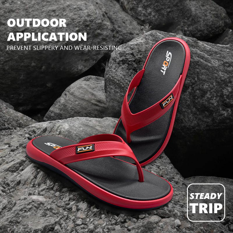 รองเท้าแตะสำหรับคนความสะดวกสบาย 2025 ฤดูร้อนกลางแจ้งชายหาดกันน้ำกันลื่น เทศกาลสงกรานต์ รองเท้าไปทะเล  ราคา 93 บาท*ส่งฟรี