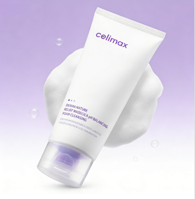 【Celimax】Derma Nature Relief Madecica Ph Balancing Foam Cleansing, 5.07 Fl oz (150 ml) ราคา 419 บาท*ส่งฟรี