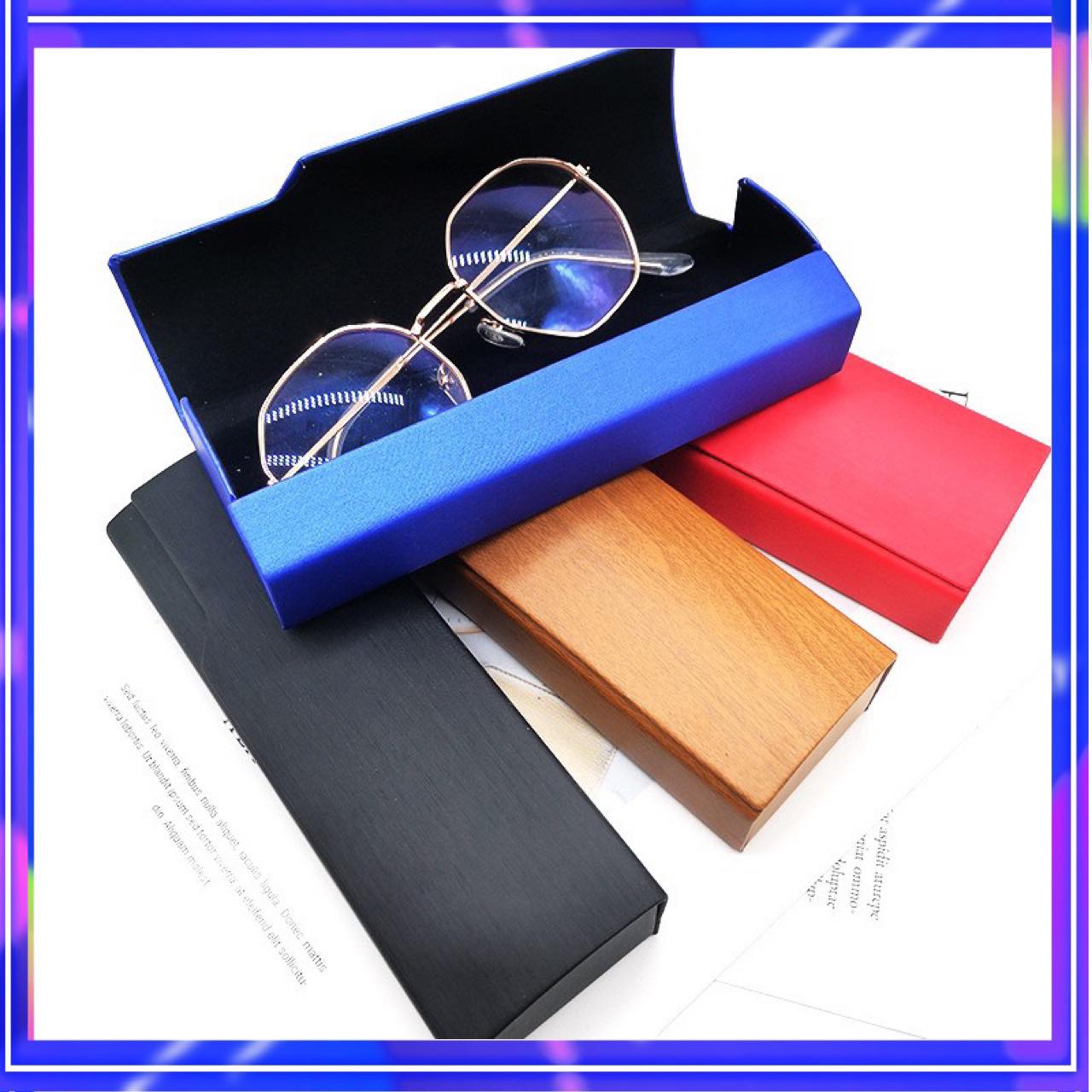 ข้อมูลเกี่ยวกับ กล่องแว่น กล่องแว่นตา กล่องแว่นตาหลากสี คุณภาพดี มี12สี
