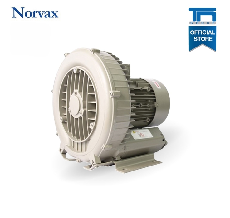 โบลเวอร์ เติมอากาศบ่อปลา กุ้ง โบลเวอร์เติม-ดูดอากาศ Ring Blower NORVAX รุ่น NVS-020 2สาย 0.2kW. 2P 220V. ท่อ 1 นิ้ว ราคา 4,400 บาท*ส่งฟรี