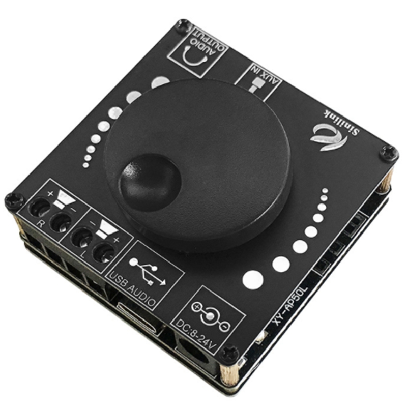 เกี่ยวกับสินค้า XY-AP50L บลูทูธขนาดเล็ก5.0 50W + 50W Wireless Audio Power เครื่องขยายเสียงดิจิตอล Board สเตอรีโอแอมป์3.5มม.AUX USB APP