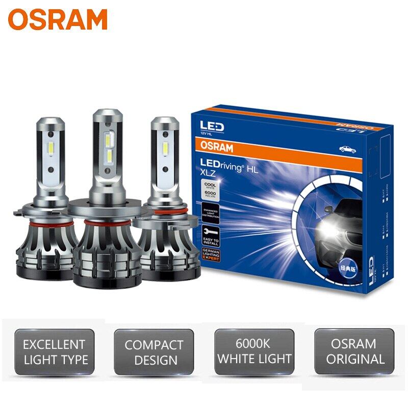OSRAM LEDriving HL XLZ Pro H1 H4 H7 H8 H11 H16 9003 9005 9006 9012ไฟหน้ารถ  LED HIR2 HB2 HB3 HB4 6000K หลอดไฟ (คู่)