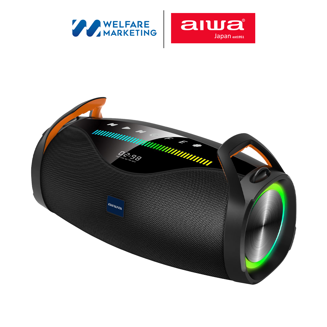 [ผ่อน 0%] AIWA AW-B500DSP Bluetooth Speaker ลำโพงบลูทูธพกพา ราคา 3,390 บาท*ส่งฟรี