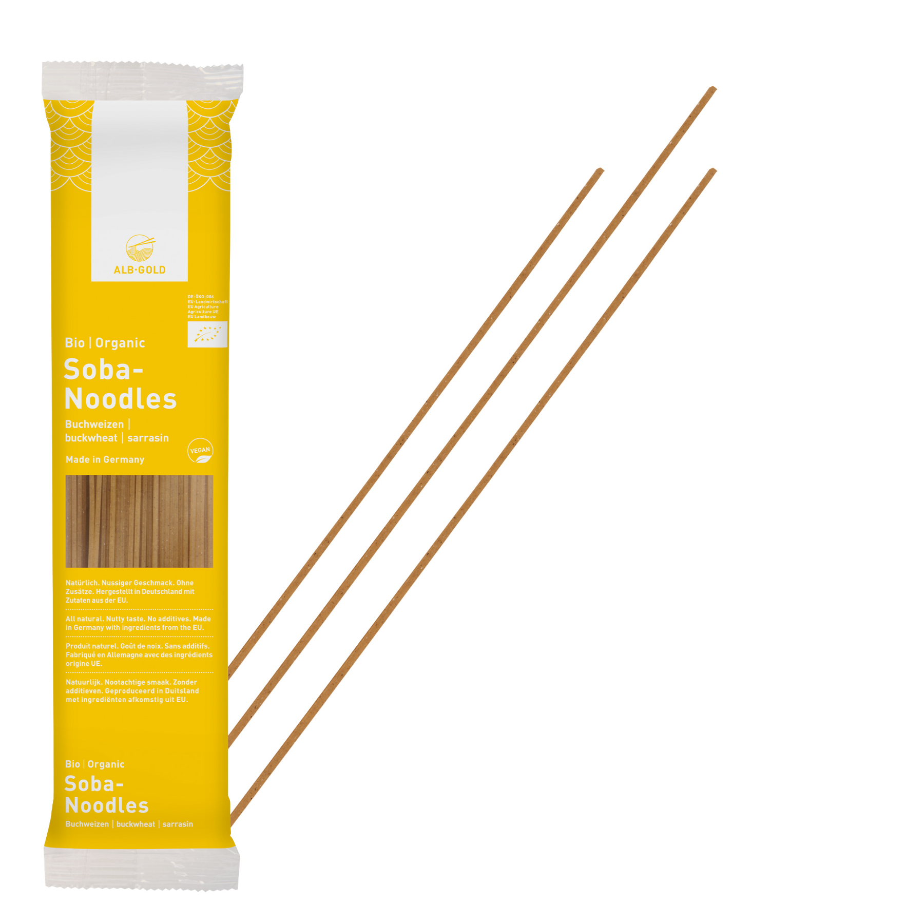 ALB-GOLD ORGANIC SOBA-NOODLES | เส้นโซบะออร์แกนิก ราคา 184 บาท*ส่งฟรี