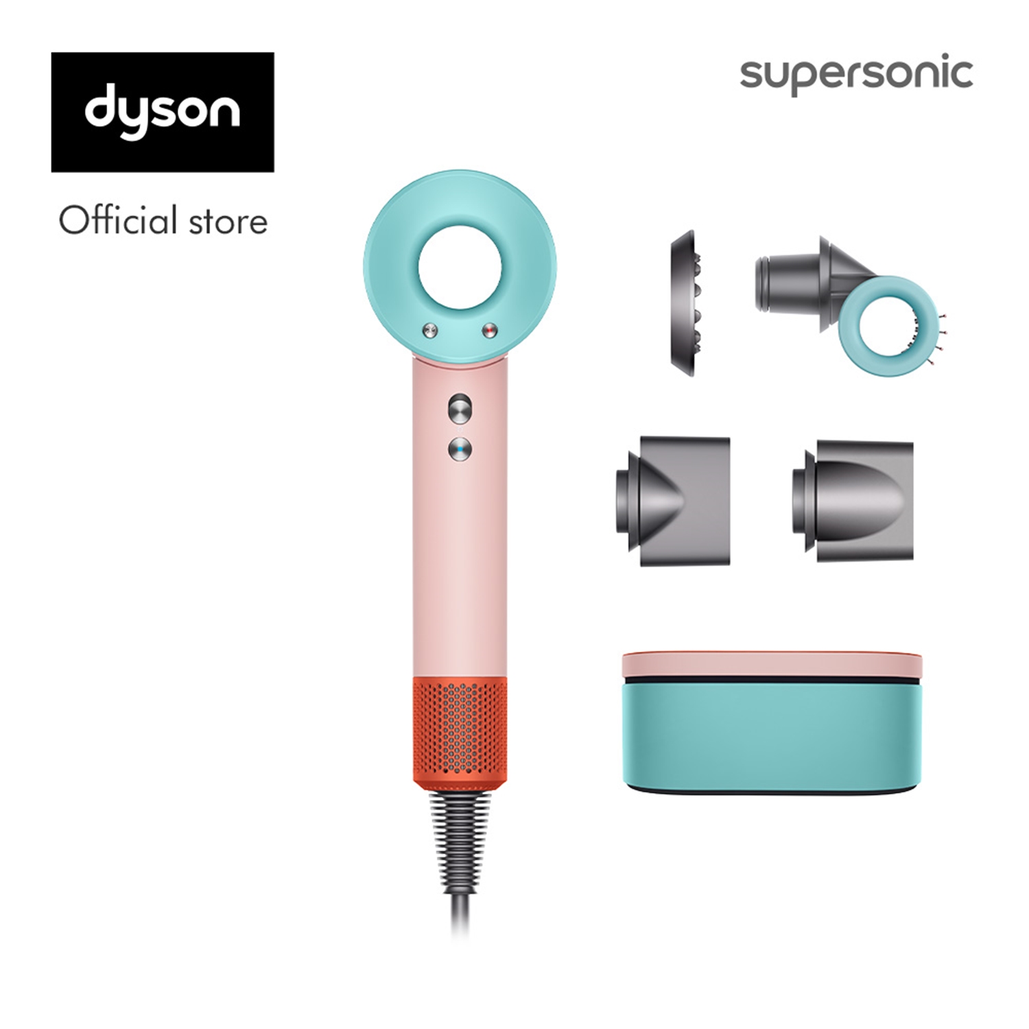 Dyson Supersonic ™ hair dryer HD15 (Ceramic Pop) ไดร์เป่าผม สีเซรามิก ป็อบ ราคา 17,900 บาท*ส่งฟรี