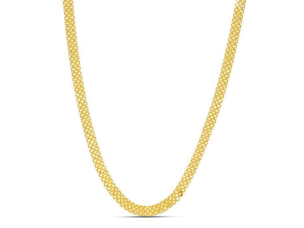 Nathalias NY 4.7 มม. Bismark Chain in 14k Yellow Gold(4.7 mm) 82044 ราคา 31,500 บาท*ส่งฟรี
