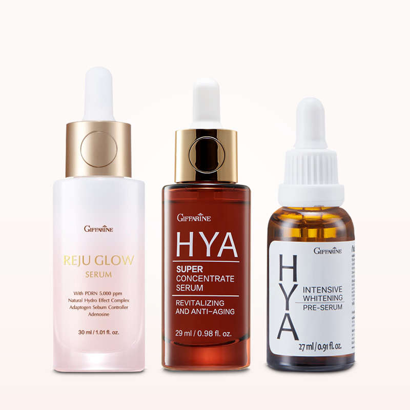 Mirror Skin Serum Reju Glow Serum Gives You Shiny, Radiant Skin. Emphasizes on Rapid Skin Nourishment and Regeneration. Rapid Skin Regeneration Formula. Beauty > Facial Care Products > Skin Care Sets ราคา 2,999 บาท*ส่งฟรี