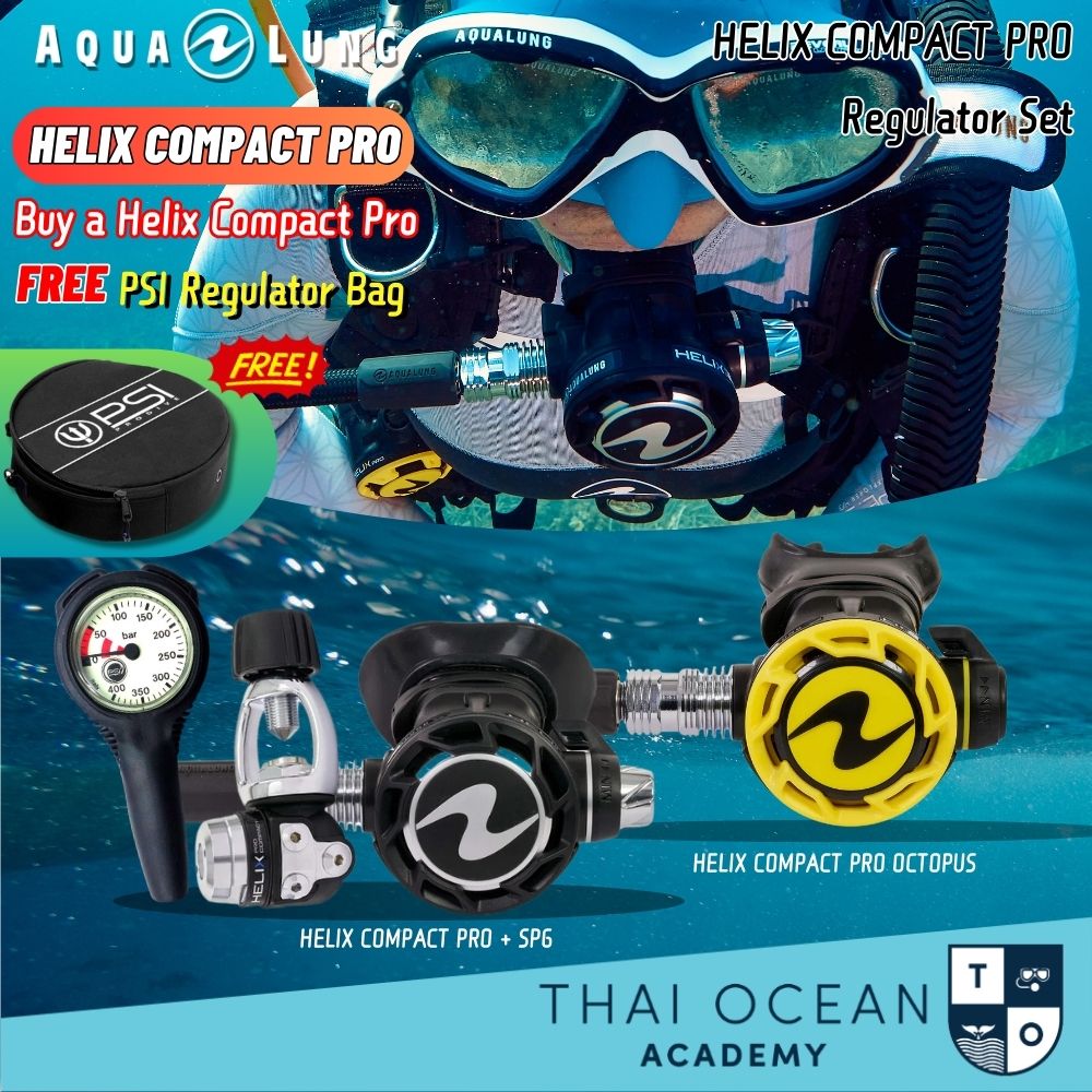 Aqualung Helix Compact Pro Regulator Set ราคา 35,258 บาท*ส่งฟรี