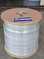 สายนำสัญญาณ RG6 ชิลล์90% ความยาว 305 เมตร ยี่ห้อ IDEASAT  (มีให้เลือก สีดำและสีขาว)