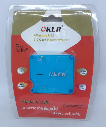 OKER Card Reader ตัวอ่านการ์ด USB รุ่น C-2004