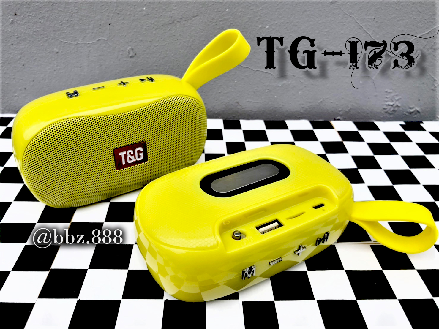 ดูภาพ ลำโพงบลูทูธ มินิ รุ่น TG173 ลำโพง bluetooth มาพร้อมสายห้อยลำโพง มีเสียงเบส ดังคุมราคา เพิ่มเติม ลำโพงบลูทูธ มินิ รุ่น TG173 ลำโพง bluetooth มาพร้อมสายห้อยลำโพง มีเสียงเบส ดังคุมราคา