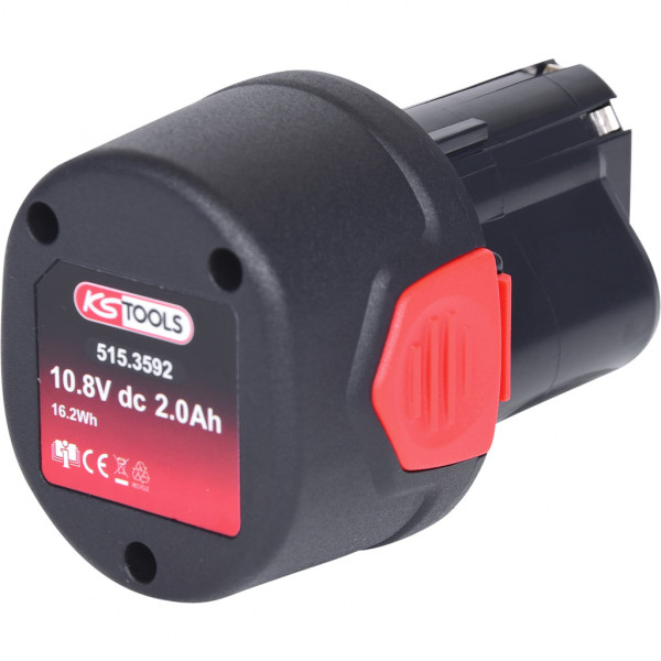 แบตเตอรี่สำรองไร้สาย KS TOOLS 10.8V 2.0Ah สำหรับเครื่องมือไฟฟ้า คุณภาพเกรดA++ รุ่น 515.3592 ราคา 5,350 บาท*ส่งฟรี