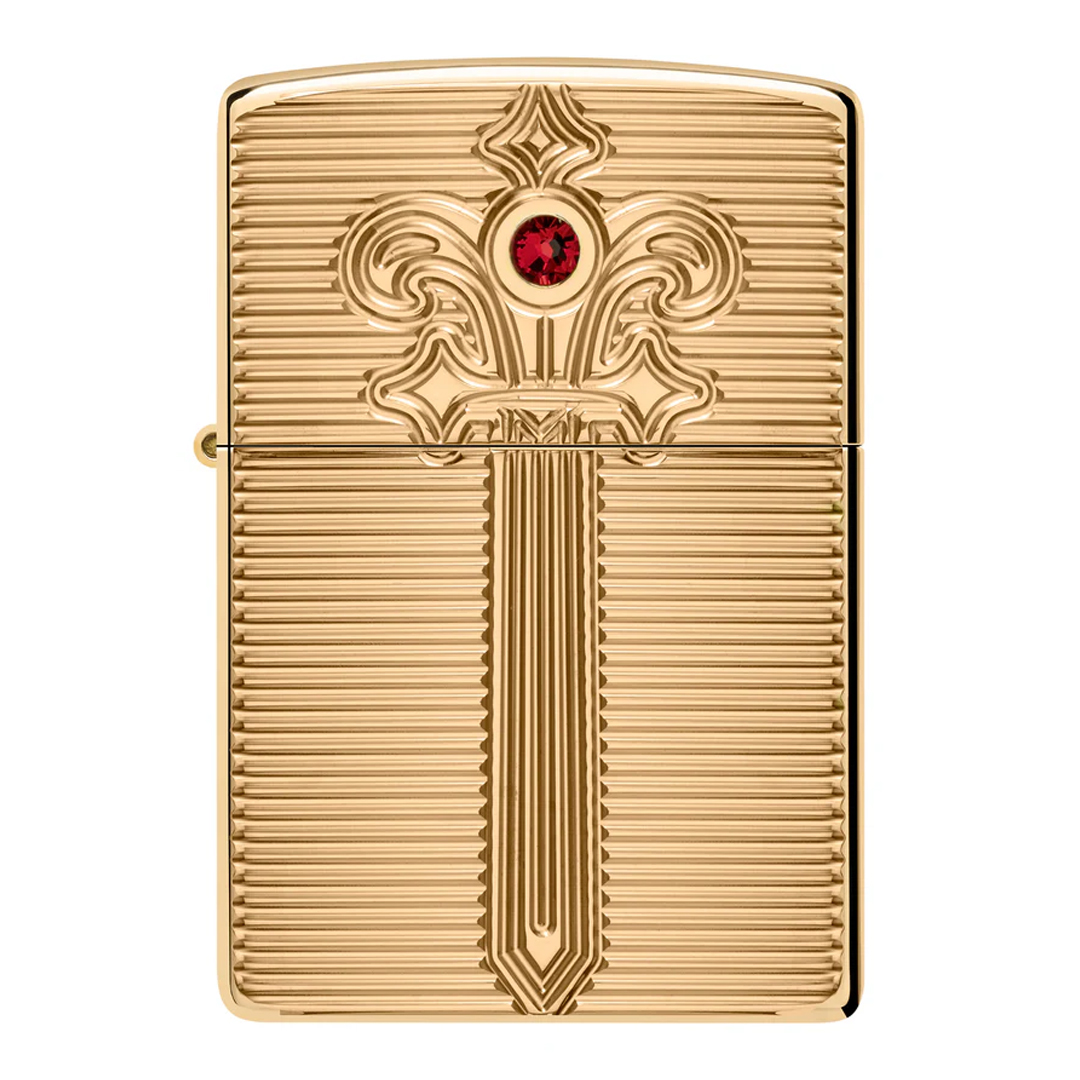 46737 Zippo Armor® Royal Saber ของแท้ (Empty Zippo Lighter without Fuel ไฟแช็กเปล่าไม่มีเชื้อเพลิง) ราคา 2,320 บาท*ส่งฟรี