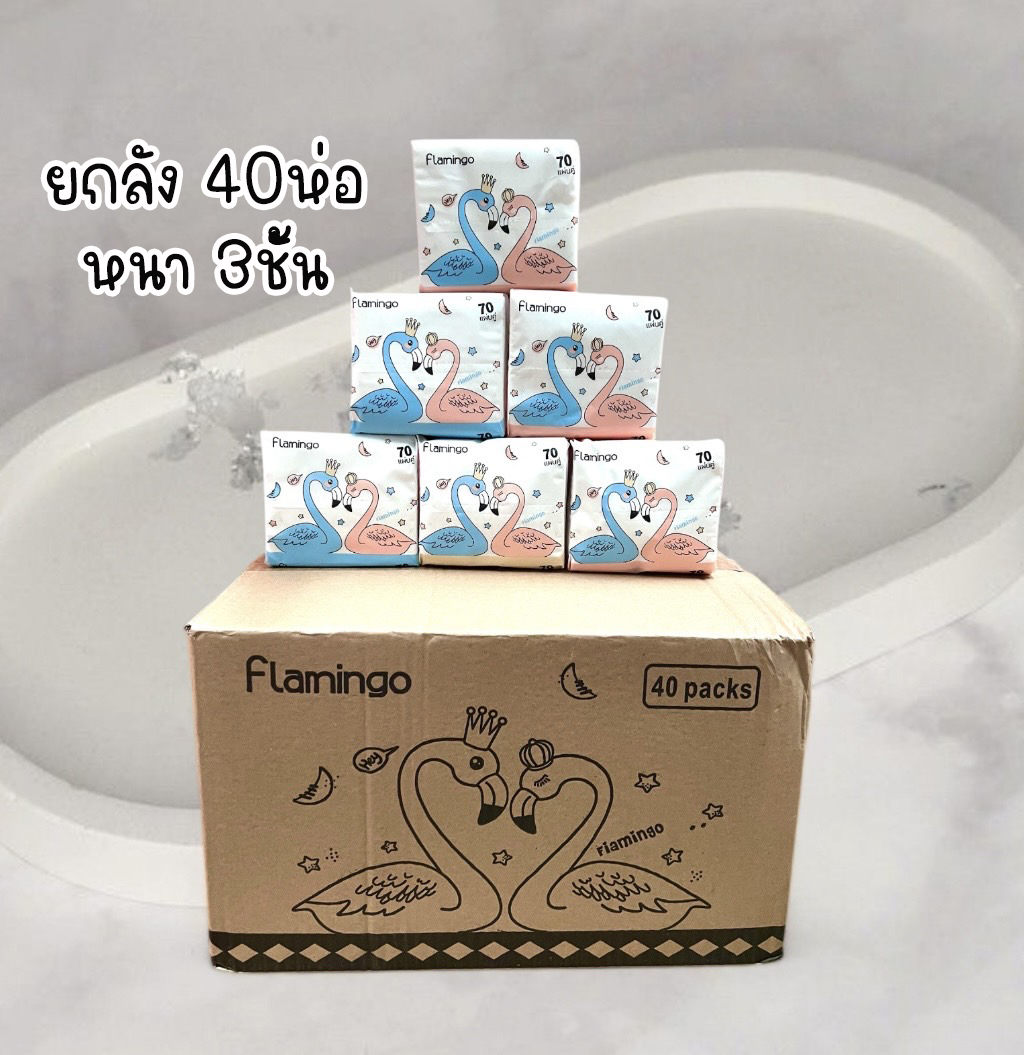 พร้อมส่ง กระดาษทิชชู่ (1 กล่องแพคเกจ 40) 1ห่อมี /210แผ่น เหนียว นุ่ม ราคาถูกคุณภาพดี ราคา 157 บาท*ส่งฟรี