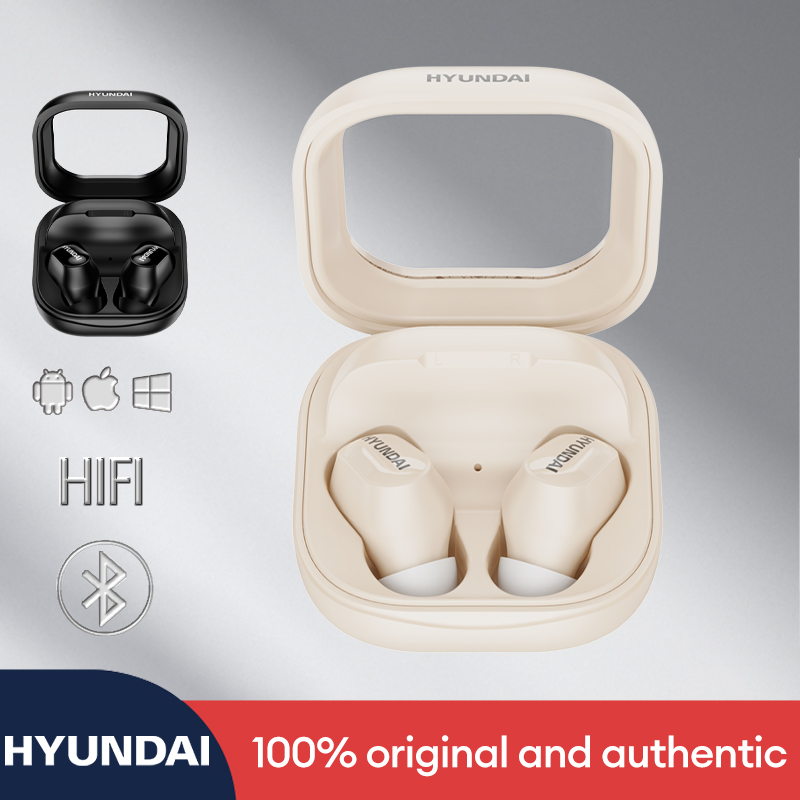 HYUNDAI HY-T08 Bluetooth 5.3 Earphones Wireless Gaming Headset HIFI Music Earbuds Sport Headphones Noise Reduction with MicGaming Headsets ราคา 386 บาท*ส่งฟรี