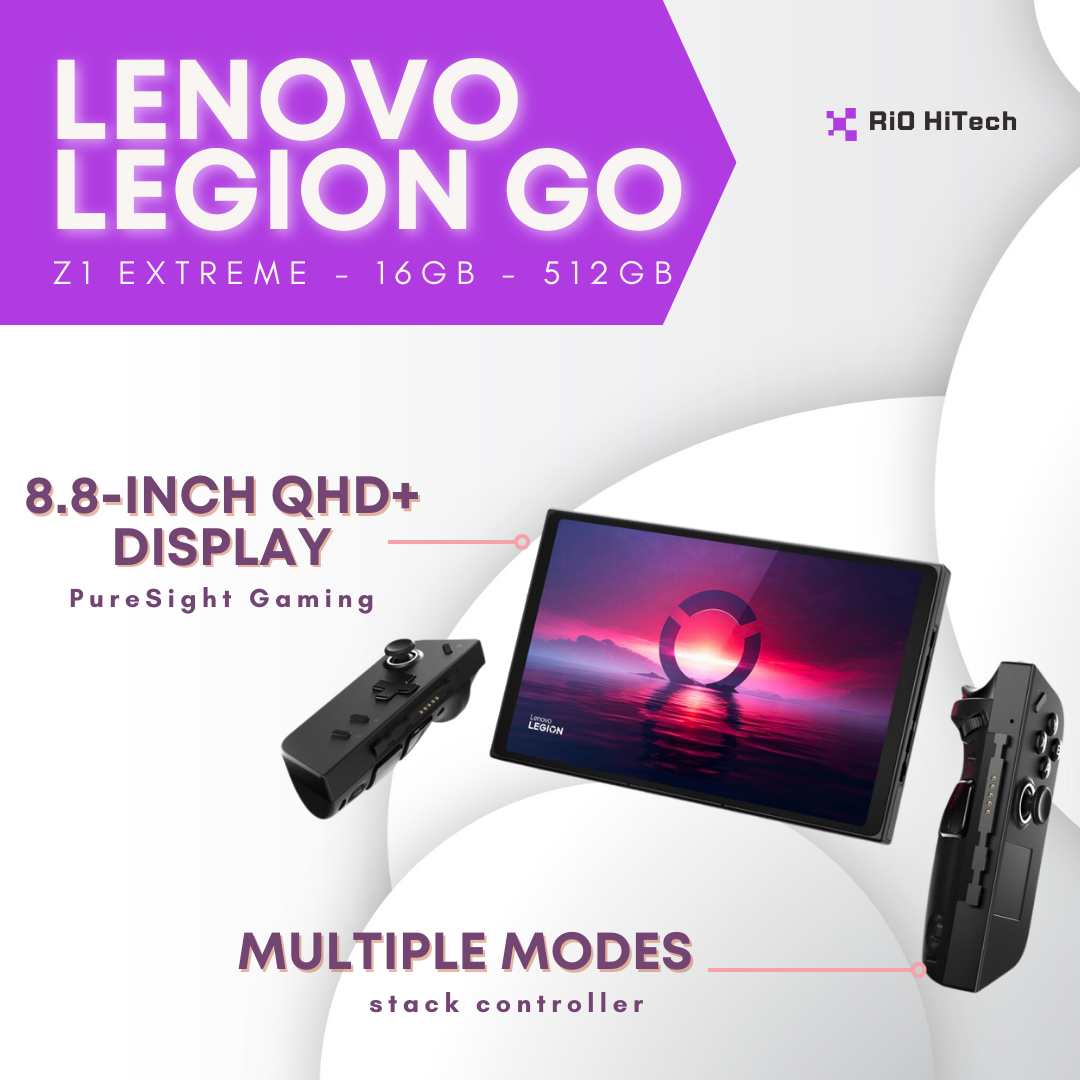 [USA] Lenovo - Legion Go 8.8" 144Hz WQXGA Gaming Handheld - AMD Ryzen Z1 Extreme - 16GB with 512GB SSD - Shadow Black ราคา 25,390 บาท*ส่งฟรี