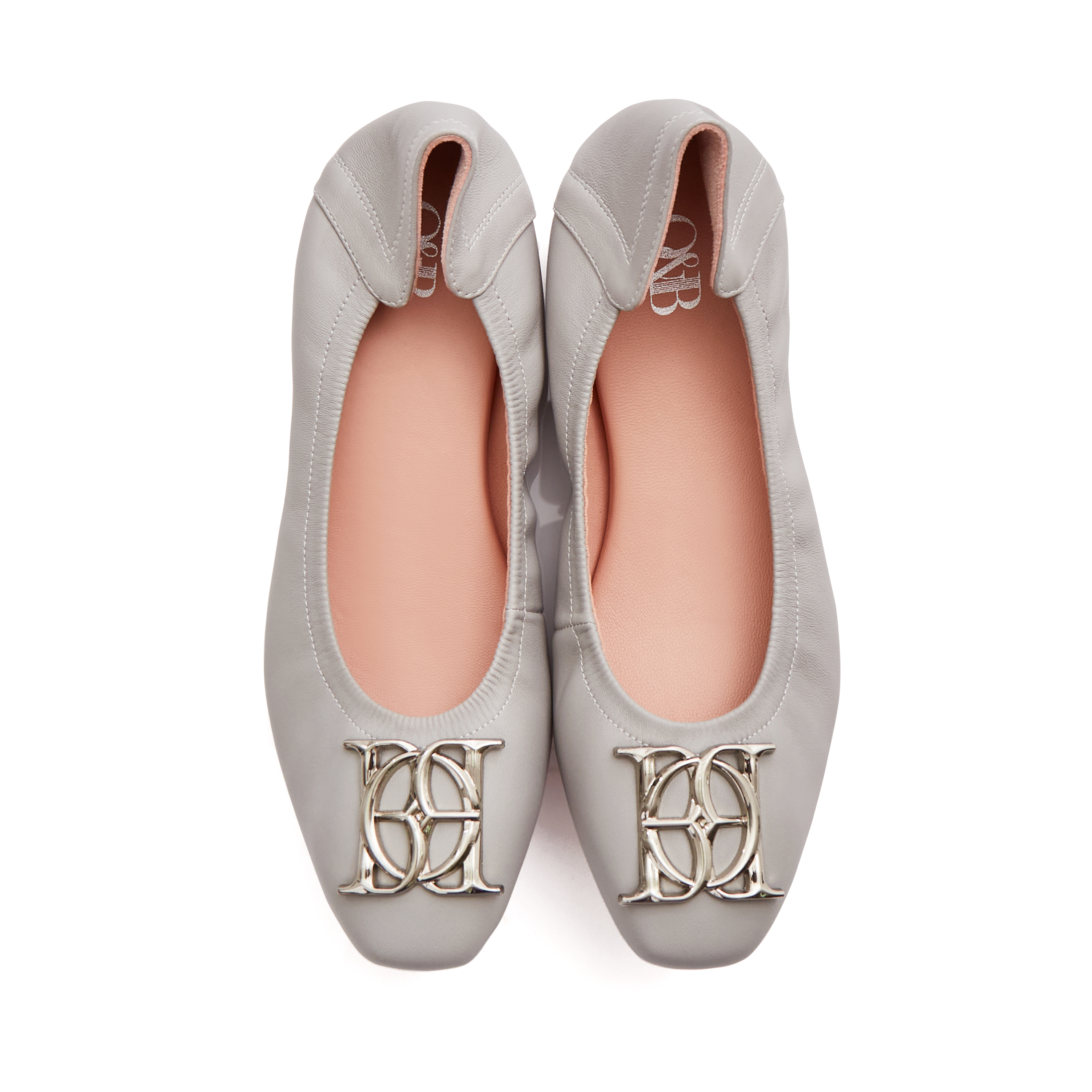 O&B รองเท้าหนังแกะ รุ่น AUDREY CREST IN GREY SCALE-11087SS16698F_F5GYXX ราคา 3,990 บาท*ส่งฟรี