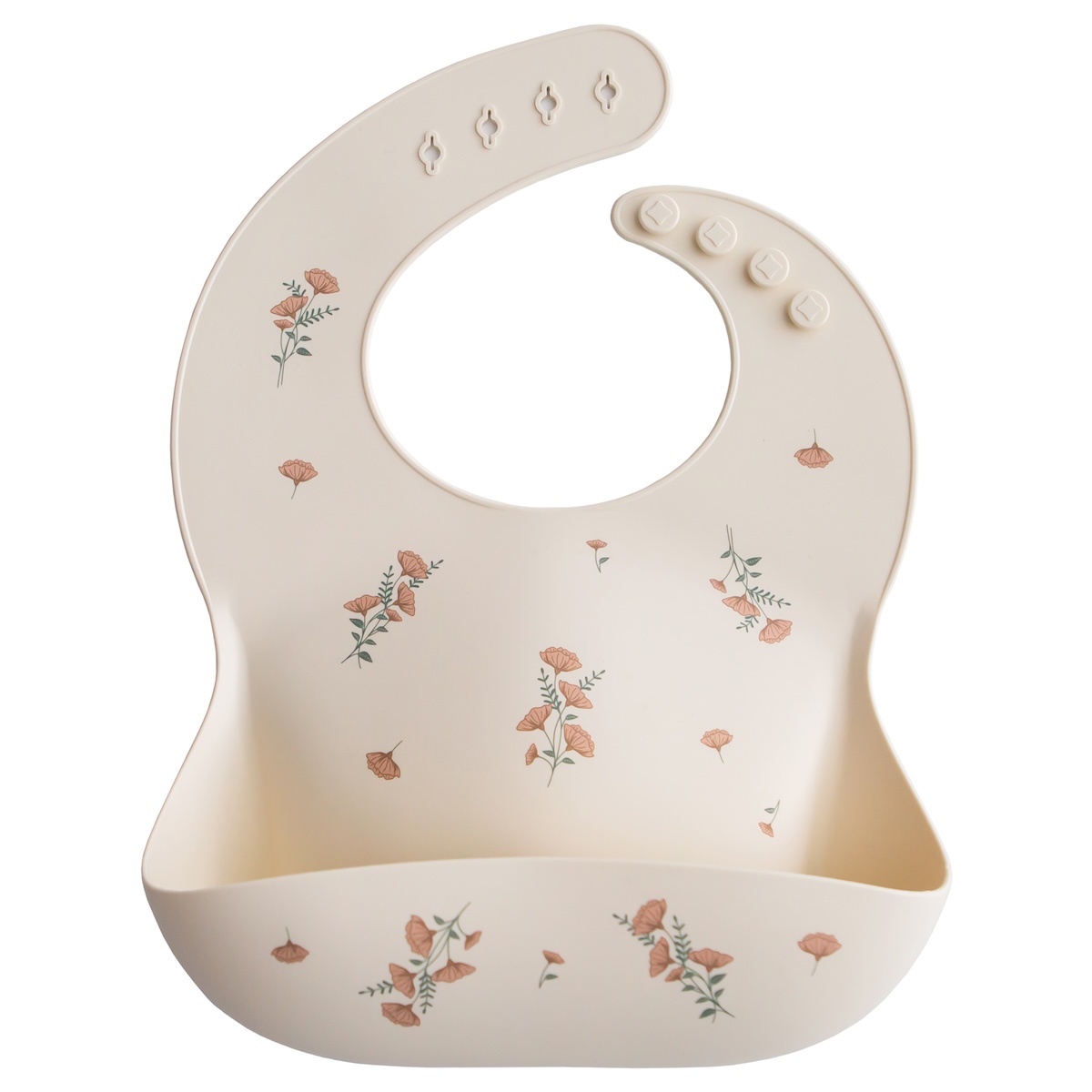 Mushie Silicone Baby Bib ผ้ากันเปื้อนซิลิโคนสำหรับลูกน้อย