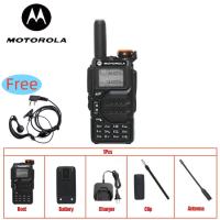 （ส่งหูฟัง)วิทยุพกพา Motorola X8 ช่อง 200 ระยะไกล พลังงานสูง IP54 กันน้ำ และฝุ่น Walkie-Talkies 1-10KM 245MHz&UHF&VHF FM/AM