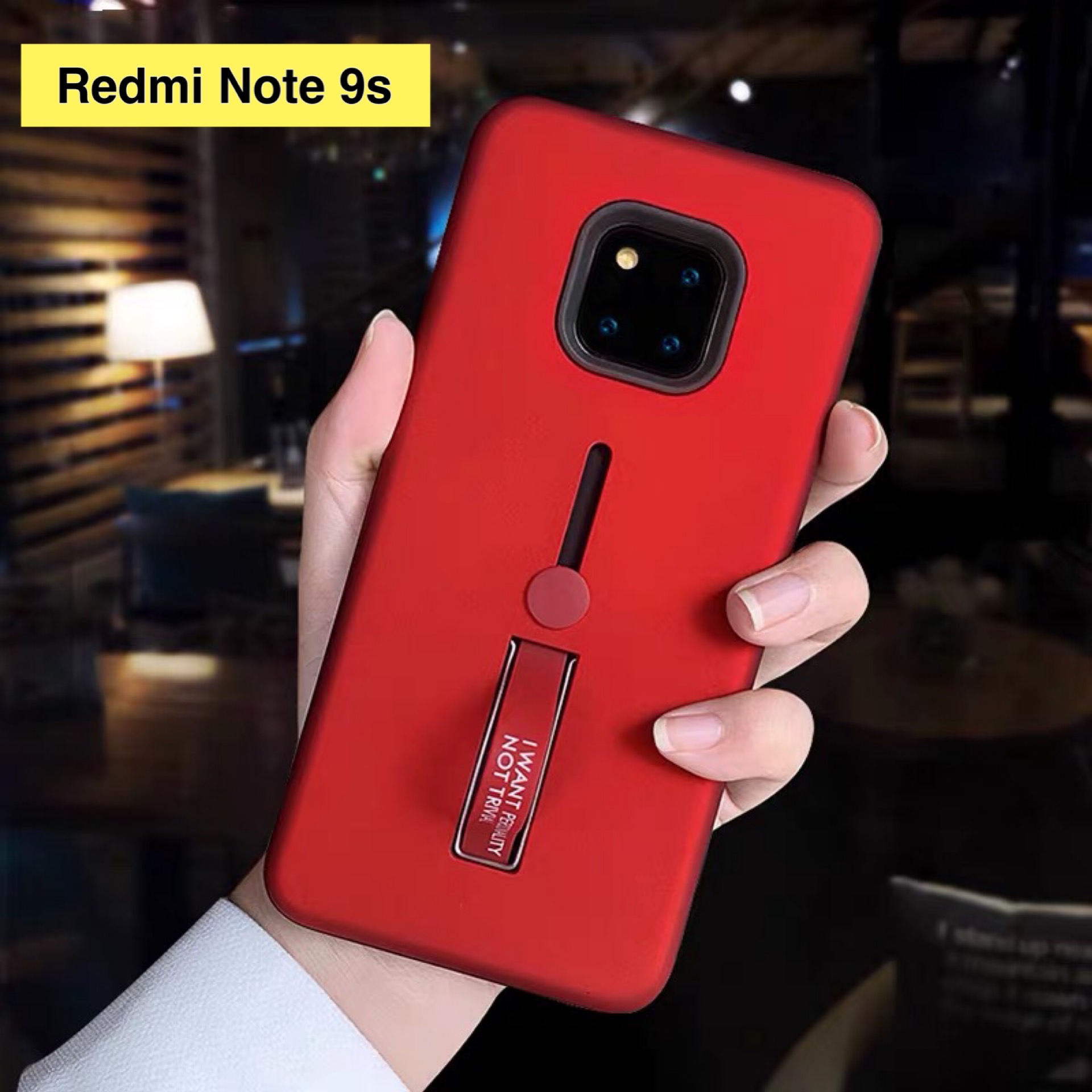 [ส่งจากไทย] Case Xiaomi Redmi 9 / 9C / 9A / Note9 / Note9s / 8A /Note8 / Note8Pro / Note7 / 7A เคสตั้งได้ เคสเสี่ยวมี่ เคสเสียวหมี่  สายคล้องนิ้ว แหวน รุ่นใหม่ เลื่อนได้